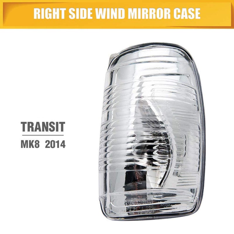 MASO Wing Mirror Indicator Lamp Lens Cover Compatible with Transit MK8 2014 Onwards Passenger Right Side(MPN:1847387,1847389) - Image 5